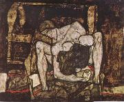 Egon Schiele Blind Mother oil painting